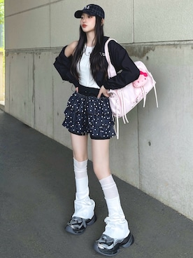 T Λ Eさん（レディース・158cm）の夏コーディネート