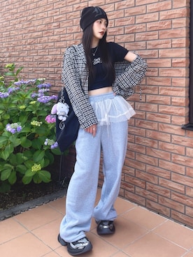 「Vipoa（ヴィポア）のアイテム」を使った、T Λ Eさん（レディース・158cm）の夏コーディネート