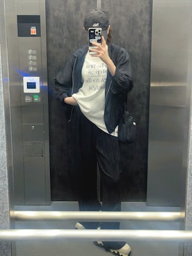 「アイテム（キャップ）」を使った、T Λ Eさん（レディース・158cm）の夏コーディネート