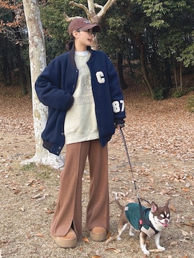 「Re:EDIT（リエディ）のアイテム」を使った、T Λ Eさん（レディース・158cm）の冬コーディネート