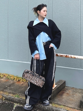 「DEVICE（デバイス）のアイテム」を使った、T Λ Eさん（レディース・158cm）の冬コーディネート