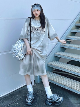 「アイテム（腕時計）」を使った、T Λ Eさん（レディース・158cm）の夏コーディネート