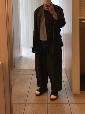 「HAVERSACK（ハバーザック）のアイテム（パンツ）」を使った、__ketsujiさん（メンズ・168cm）の春コーディネート