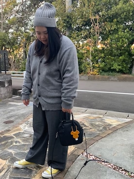 「アイテム（ボディ・ヘアケア）」を使った、3yamaさん（レディース・160cm）の冬コーディネート
