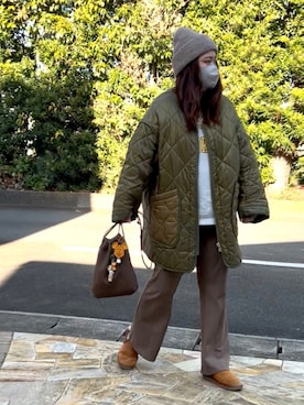 「アイテム（ボディ・ヘアケア）」を使った、3yamaさん（レディース・160cm）の冬コーディネート