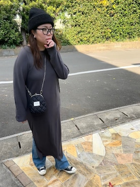 「coca（coca）（コカ）のアイテム」を使った、3yamaさん（レディース・160cm）の秋コーディネート