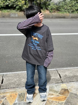 3yamaさん（キッズ・120cm）の春コーディネート