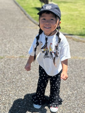 「pairmanon（ペアマノン）のアイテム」を使った、3yamaさん（キッズ・100cm）の夏コーディネート