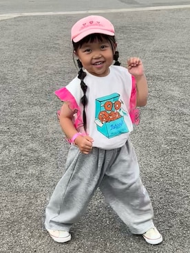 「Piet（ピエット）のアイテム」を使った、3yamaさん（キッズ・100cm）の春コーディネート