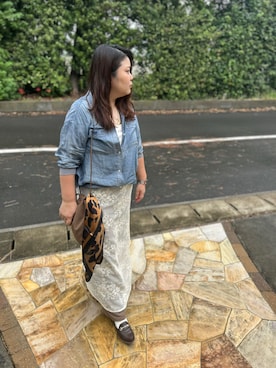 「ラップスカート」｜3yamaさん（レディース・160cm）の秋コーディネート