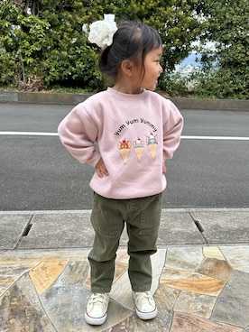 3yamaさん（キッズ・100cm）の春コーディネート