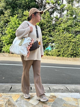 「LEPSIM（レプシィム）のアイテム」を使った、3yamaさん（レディース・160cm）の秋コーディネート