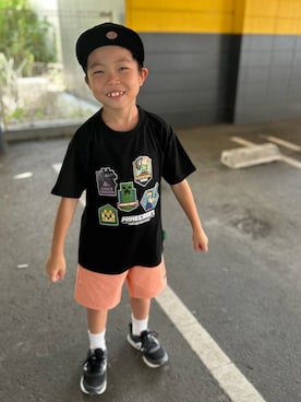 「アイテム（スラックス）」を使った、3yamaさん（キッズ・120cm）の秋コーディネート