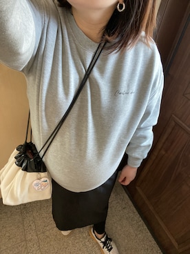 「JIL SANDER（ジルサンダー）のDRAWSTRING SM CROSSBODY（ショルダーバッグ）」を使った、3yamaさん（レディース・160cm）の冬コーディネート