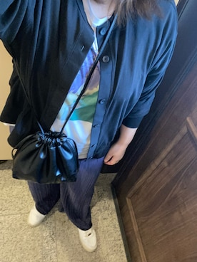 「CLEA（クレア）のアイテム（ショルダーバッグ）」を使った、3yamaさん（レディース・160cm）の春コーディネート