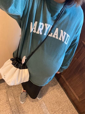 「JIL SANDER（ジルサンダー）のDRAWSTRING SM CROSSBODY（ショルダーバッグ）」を使った、3yamaさん（レディース・160cm）の春コーディネート