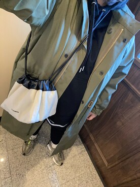 「JOURNAL STANDARD relume（ジャーナルスタンダード　レリューム）のアイテム（モッズコート）」を使った、3yamaさん（レディース・160cm）の冬コーディネート