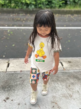 「Birthday（バースデイ）のアイテム」を使った、3yamaさん（キッズ・100cm）の夏コーディネート