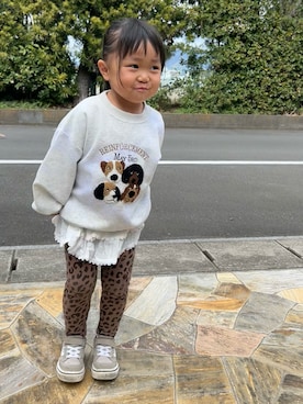 「SHEINのアイテム（スウェット、グレー系）」を使った、3yamaさん（レディース・160cm）の春コーディネート