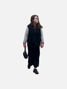 「Honeys（ハニーズ）のアイテム」を使った、3yamaさん（レディース・160cm）の秋コーディネート