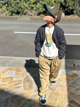 3yamaさん（キッズ・120cm）の春コーディネート