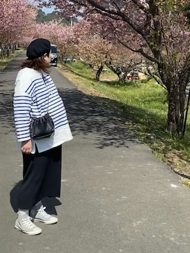 「SLOBE IENA（スローブイエナ）のアイテム（アクセサリー）」を使った、3yamaさん（レディース・160cm）の春コーディネート