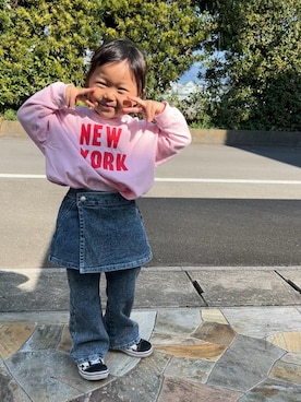 3yamaさん（キッズ・100cm）の春コーディネート