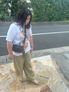 「アイテム（財布/小物）」を使った、3yamaさん（レディース・160cm）の夏コーディネート