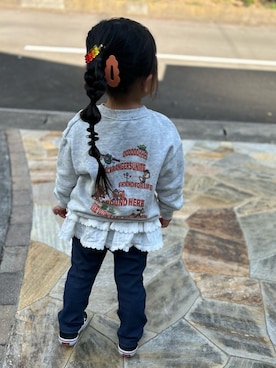 「DAISO（DAISO）のアイテム」を使った、3yamaさん（キッズ・90cm）の冬コーディネート