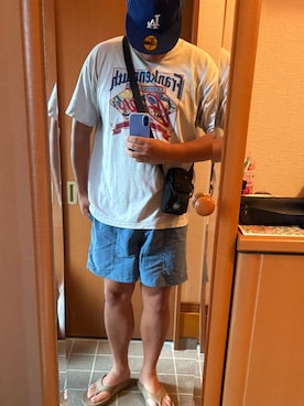 「アイテム（サンダル）」を使った、yawo99さん（メンズ・183cm）の夏コーディネート