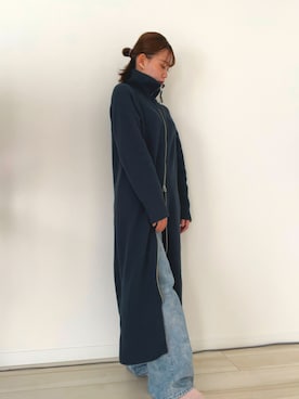 「BEAUTY&YOUTH UNITED ARROWS（ビューティーアンドユースユナイテッドアローズ）のアイテム（ワンピース）」を使った、minさん（レディース・156cm）の冬コーディネート