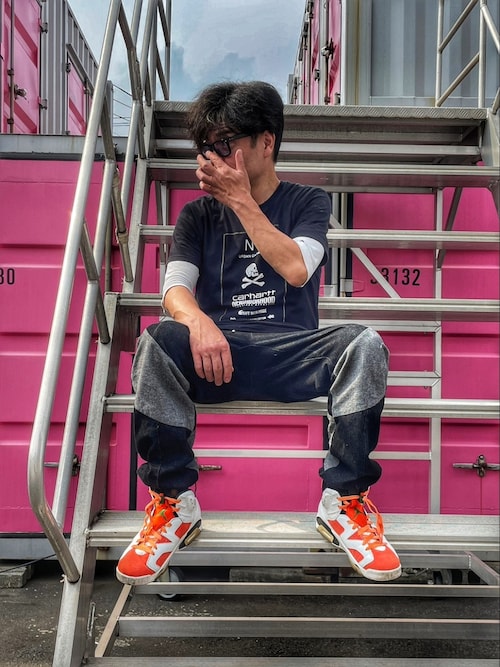 ジョーカーガーネットコーデ KOH|AIR JORDANのスニーカーを使ったコーディネート - WEAR