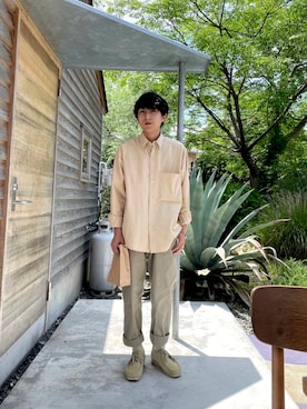 「AURALEE」｜takumi さん（メンズ・165cm）の夏コーディネート