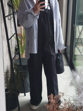 「CANAL JEAN（キャナルジーン）のアイテム（オールインワン・サロペット）」を使った、＊★YY★＊さん（レディース・160cm）の冬コーディネート