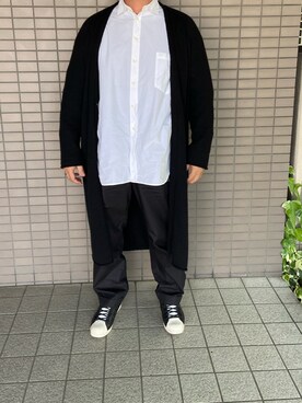 「Y's（ワイズ）のアイテム（スニーカー）」を使った、spyairtoさん（メンズ・172cm）の春コーディネート