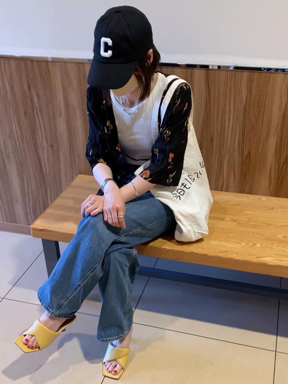 TODAYFUL（トゥデイフル）の「ジョーゼットフラワーカーディガン