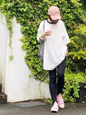 「amber（アンバー）のアイテム」を使った、Atsukoさん（レディース・153cm）の夏コーディネート