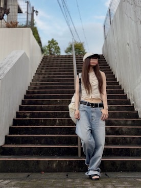 Atsukoさん(レディース・153cm)の夏コーディネート