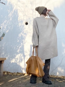 「reca（レカ）のアイテム（レギンス/スパッツ）」を使った、Atsukoさん（レディース・153cm）の冬コーディネート