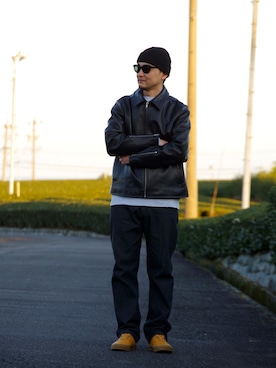 「アイテム（その他アウター）」を使った、ⅢⅨⅥⅨさん（メンズ・171cm）の冬コーディネート