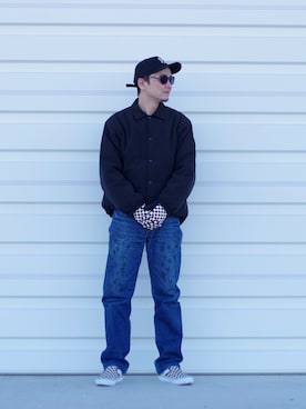 「VANS(バンズ)のアイテム」を使った、ⅢⅨⅥⅨさん(メンズ・171cm)の冬コーディネート