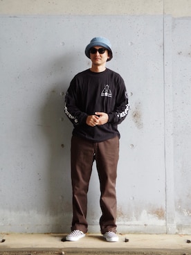 「お洒落さんとつながりたい」｜ⅢⅨⅥⅨさん（メンズ・171cm）の秋コーディネート