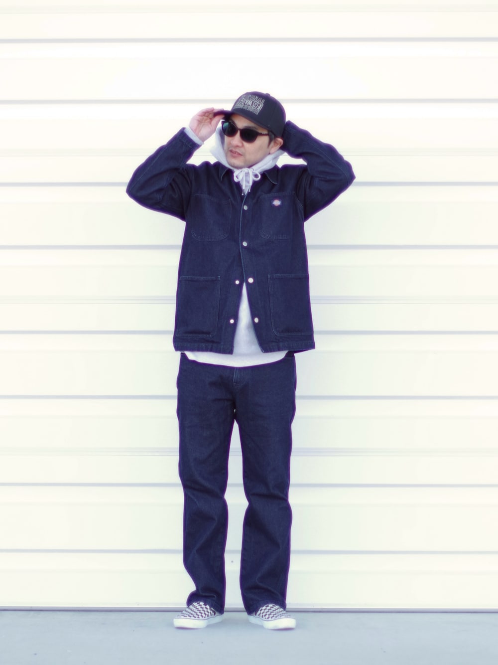 Dickies デニム上下セットアップ×キャップ×ネックウォーマーセット XL 1769940839_1000.jpg
