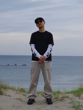 「schott（ショット）のアイテム」を使った、ⅢⅨⅥⅨさん（メンズ・171cm）の春コーディネート