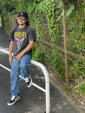 「アイテム（ファッション雑貨）」を使った、Yuukingさん（メンズ・163cm・40代）の夏コーディネート