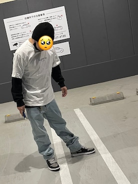 「Jordan」｜「アイテム（ニットキャップ/ビーニー）」を使った、Yuukingさん（メンズ・163cm）の春コーディネート