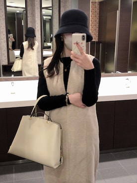 sakiさん（レディース・155cm）の冬コーディネート