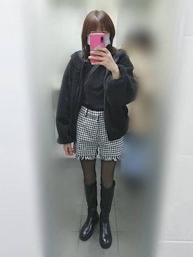 「w closet（ダブルクローゼット）のアイテム（その他アウター）」を使った、星✰*ﾟさん（レディース・164cm）の春コーディネート
