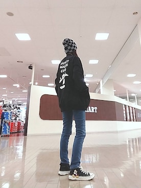 「FEKETE（フェケテ）のアイテム（帽子）」を使った、星✰*ﾟさん（レディース・164cm）の冬コーディネート