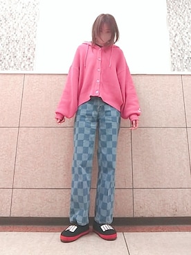 「スリッパ」｜星✰*ﾟさん（レディース・164cm）の春コーディネート